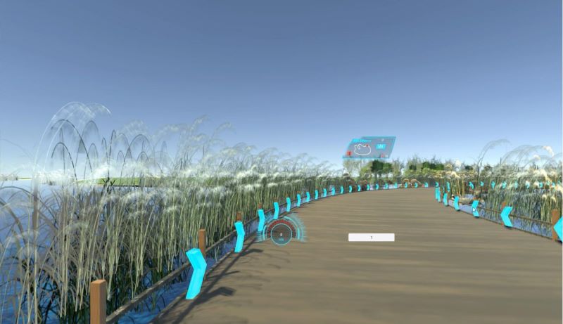 VR賽車濕地場(chǎng)景